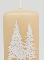 Vela de Decoração Ambiente de Inverno - Cappuccino