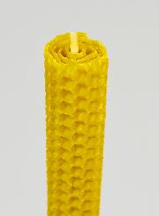 Vela de cera de abeja 100 % natural - 20 cm