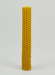 Vela de cera de abeja 100 % natural - 15 cm