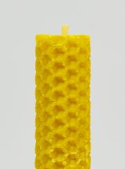 Vela de cera de abeja 100 % natural - 10 cm