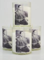 4 velones de San Pier Giorgio Frassati