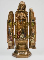 Tríptico de la Virgen y el Nacimiento - 20 cm