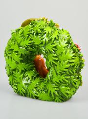 Corona navideña de la Sagrada Familia - 15 cm