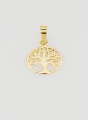 Medalla del Árbol de la Vida de oro de 10 mm