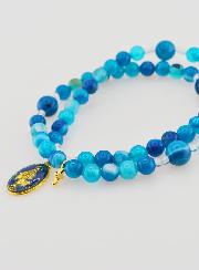 Rosario de la Medalla Milagrosa en Ágatas Naturales