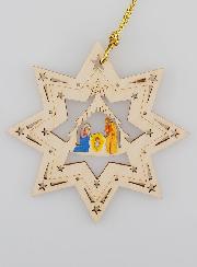 Adorno navideño de la Natividad - Estrella