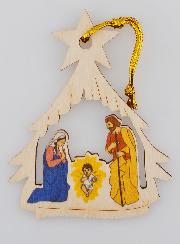 Adorno navideño del Nacimiento - Establo