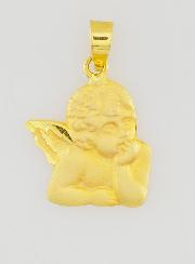 Medalla del Ángel de la Guarda en oro de 375/1000 - 14 mm