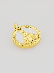 Medalla Milagrosa de la Virgen María en Nácar - 15 mm