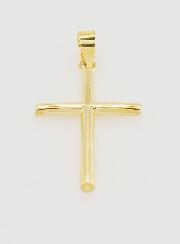 Colgante de cruz de 21 mm - Oro de 9 quilates