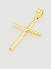 Colgante de cruz de 21 mm - Oro de 9 quilates