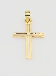 Colgante de cruz de 23 mm - Oro de 9 quilates
