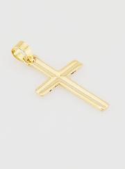 Colgante de cruz de 23 mm - Oro de 9 quilates