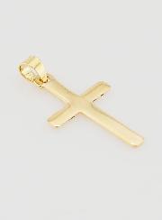 Colgante de cruz de 23 mm - Oro de 9 quilates