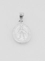 Medalla Milagrosa de la Rue du Bac en Plata - 13 mm