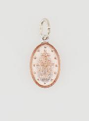 Medalla Milagrosa Rosa - 14 mm