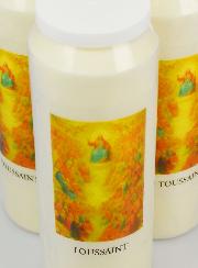 3 velas de novena para el Día de Todos los Santos