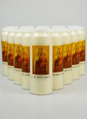 20 velas de novena a Nuestra Señora del Monte Carmelo