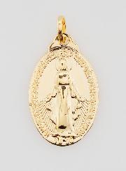 Medalla Milagrosa con Baño de Oro - 25 mm
