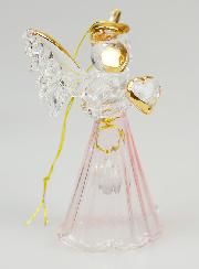 Conjunto de 3 ángeles navideños colgantes - 6 cm