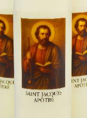 3 velas de novena a Santiago Apóstol