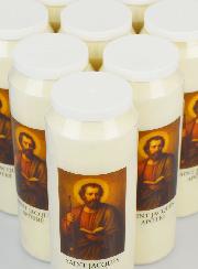 10 velas de novena a Santiago Apóstol