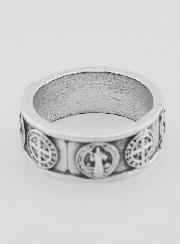 Anillo religioso de San Benito - Talla 58