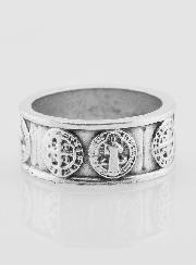 Anillo religioso de San Benito - Talla 52