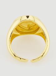 Anillo Ex Voto en latón dorado ajustable