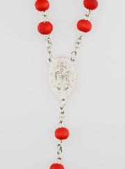 Rosario de la Medalla Milagrosa en Palo de Rosa