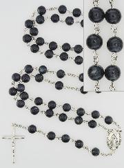 Rosario de la Medalla Milagrosa con Cuentas Negras