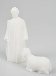 Nacimiento de Navidad en Alabastro - Pastor y Oveja 9 cm