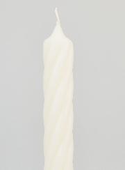 Vela Antorcha Giratoria de 25 cm - Color Marfil