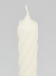 Vela Antorcha Giratoria de 25 cm - Color Marfil