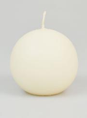 Vela esférica decorativa de 80 mm - Marfil
