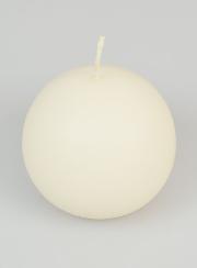 Vela esférica decorativa de 80 mm - Marfil