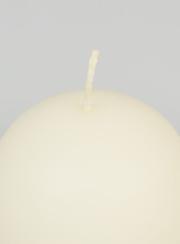 Vela esférica decorativa de 80 mm - Marfil