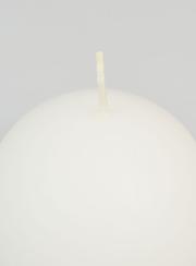 Vela esférica decorativa de 80 mm - Blanca