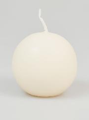 Vela esférica decorativa de 60 mm - Marfil