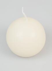 Vela esférica decorativa de 60 mm - Marfil