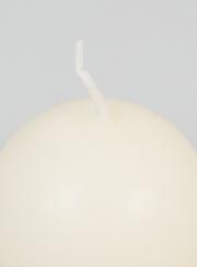 Vela esférica decorativa de 60 mm - Marfil