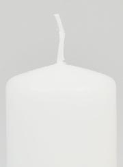 Vela decorativa con sistema de seguridad de 70 mm - Blanca