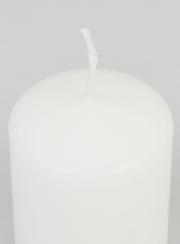 Vela decorativa con sistema de seguridad de 70 mm - Blanca