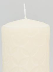 Vela decorativa efecto cerámica - Marfil