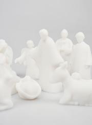 Belén Navideño Completo en Alabastro - 12 Piezas