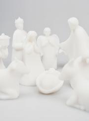 Belén Navideño Completo en Alabastro - 12 Piezas