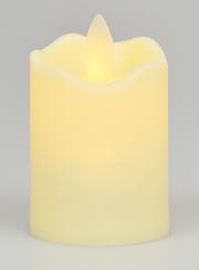 Vela de noche a pilas - Marfil