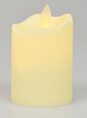 Vela de noche a pilas - Marfil