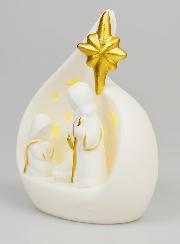 Estatua de la Natividad Iluminada - 14 cm