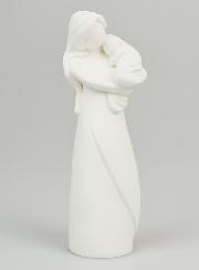 Estatua moderna de la Virgen con el Niño - 12 cm